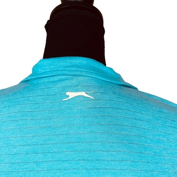 Slazenger Women’s Turquoise Golf Quarter Zip Athletic Top Size XL - Picture 4 of 7